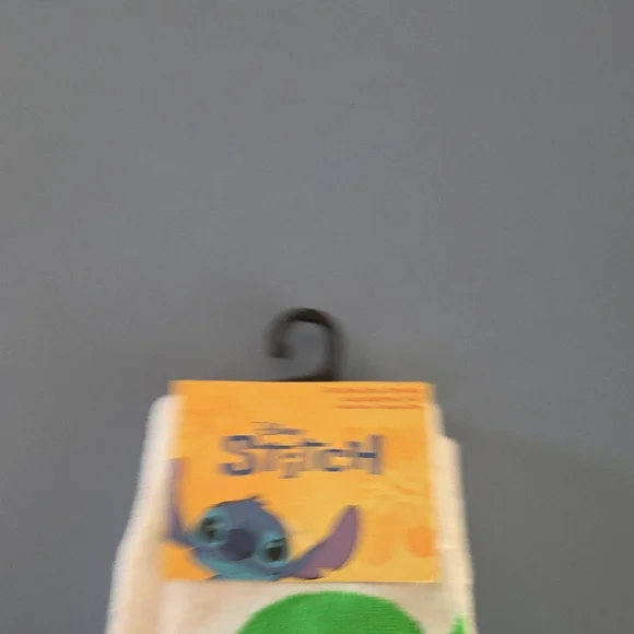 Disney Stitch Cream and Green Socks - Picture 4 of 4